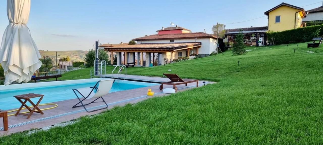 Casa Vacanza Con Piscina,Area Giochi Bambini. Santa Maria della Versa Kültér fotó